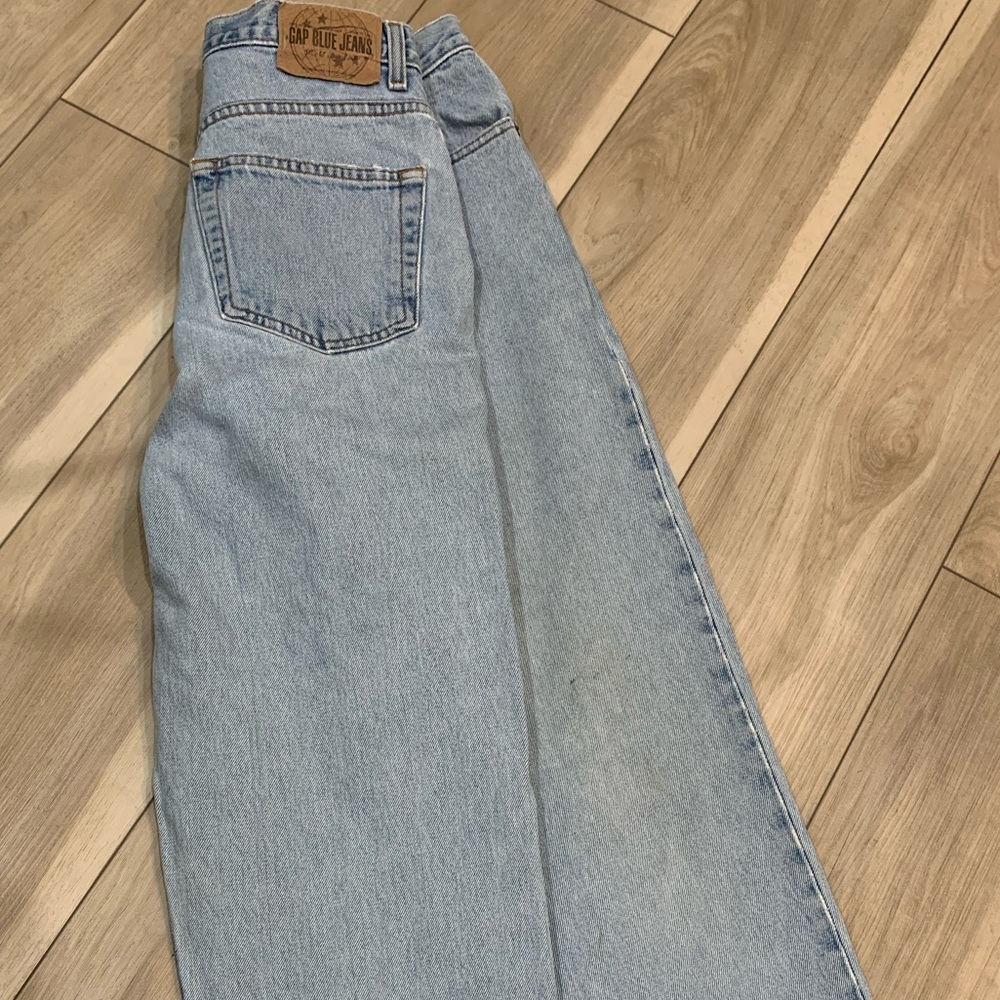 VINTAGE GAP jeans, notice 100% cotton!
